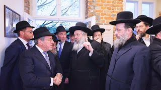 לאחר 15 שנים של מאבק: נחנך המבנה ההיסטורי של אדמור׳י שולשלת גור לדורותיהם בראשות בן האדמו״ר מגור