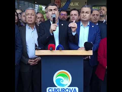 Çukurova Belediyesine Operasyona Tepki; Tanburoğlu, "Bizleri susturamayacaklar alıştıramayacaklar"