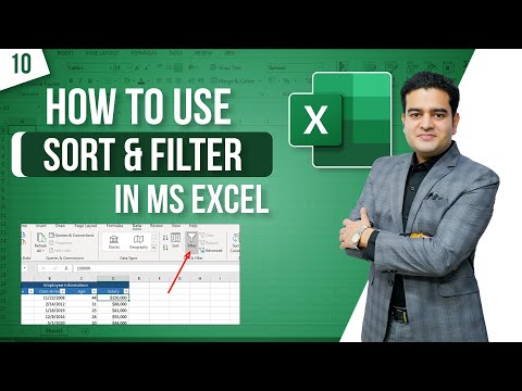 Learn How To Use Sort and Filter Functions in MS Excel | Sort Function ...