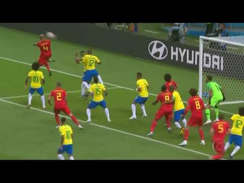 Gol Contra Do Fernandinho ( melhor angulo ) gol contra , copa do mundo 2018 brasil perde de 2 x 1