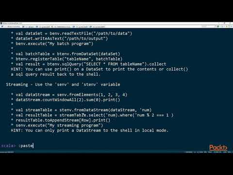 Fundamentals of Apache Flink : The Course Overview | packtpub.com