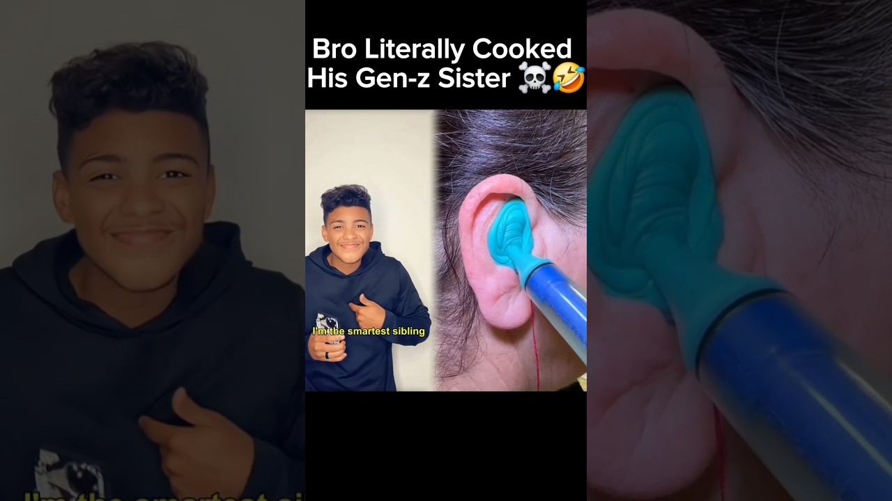 Gen Z Sister Burns Bro Literally in Kitchen Mishap