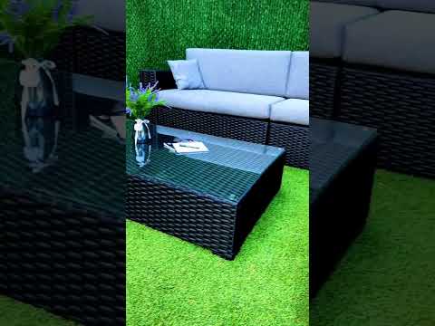 Кутові меблі з ротангу. #садовые #комплекты #мебели #из #ротанг #дизайн #комнаты #интерьер #модерн