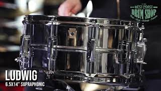 Video thumbnail for Ludwig LM402 6.5x14" Supraphonic by West Coast Drum Shop