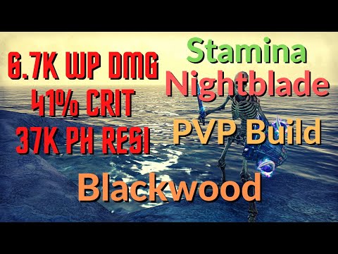 Stamina Nightblade - ESO PVP Build #2 - Blackwood