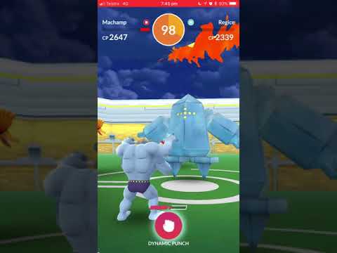 Pokémon Go - Level 5 Raid - Regice