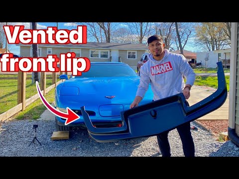 Got a VENTED front lip for my C5 Corvette!