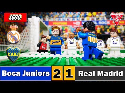 Boca Juniors 2 - 1 Real Madrid | Copa Intercontinental 2000 - Campeón | Fútbol LEGO | Stop Motion