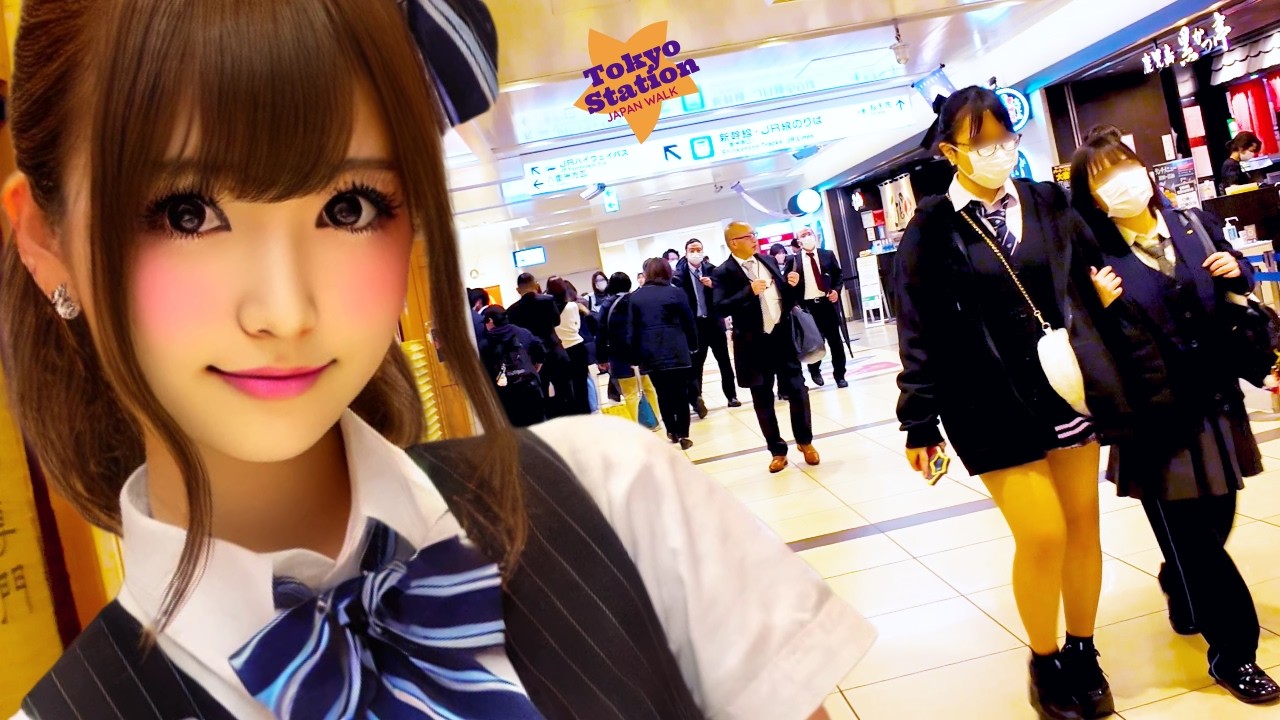 Tokyo Station 🐶 Anime Street 💖 4K Nonstop 1 Hour