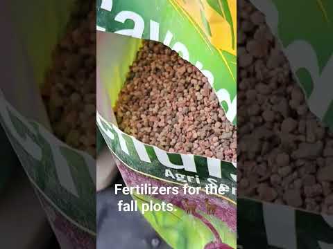 Triple 10 Fertilizer for the fall brassica plots. 🦌 🏹  #deerhunting #archery #deerseason #foodplots