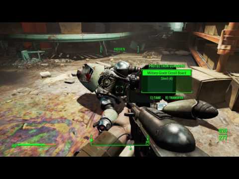 Let's Play Fallout 4 Idiot Survival # Part 63 synth alarm