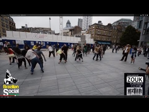 International Zouk Flash Mob 2013 London  IZFM 2013