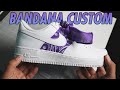 Nike Air Force 1 Bandana Custom TUTORIAL
