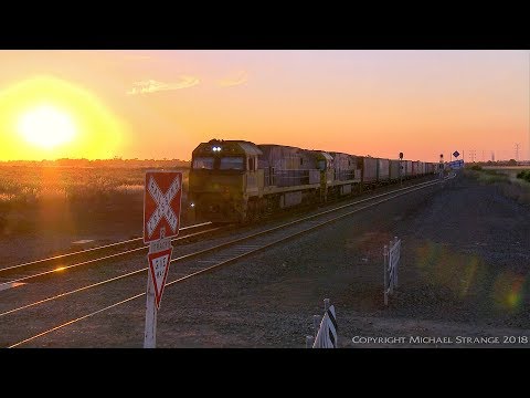 Pacific National PM5 Freight Train (22/11/2017) - PoathTV Australian Railways