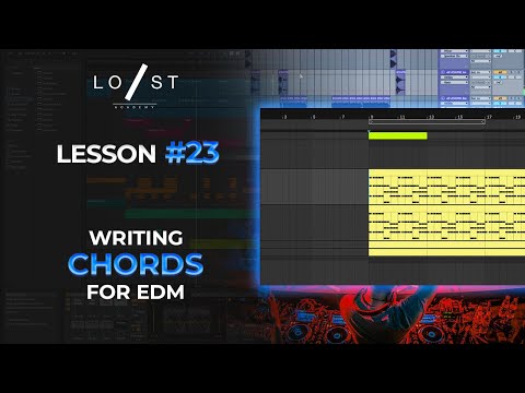 (English) EDM Melodies : Writing Chords for EDM [How to make EDM in Ableton Live]
