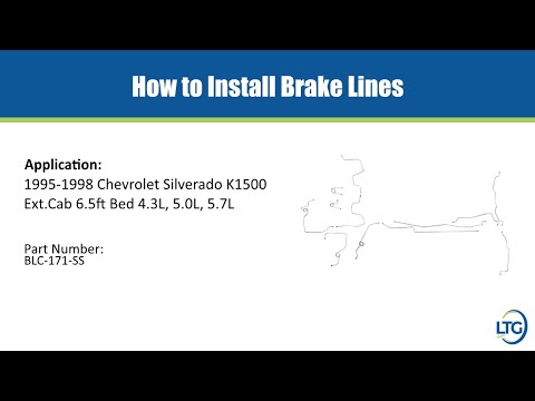 How to Install 1995-1998 Chevrolet Silverado Brake Lines