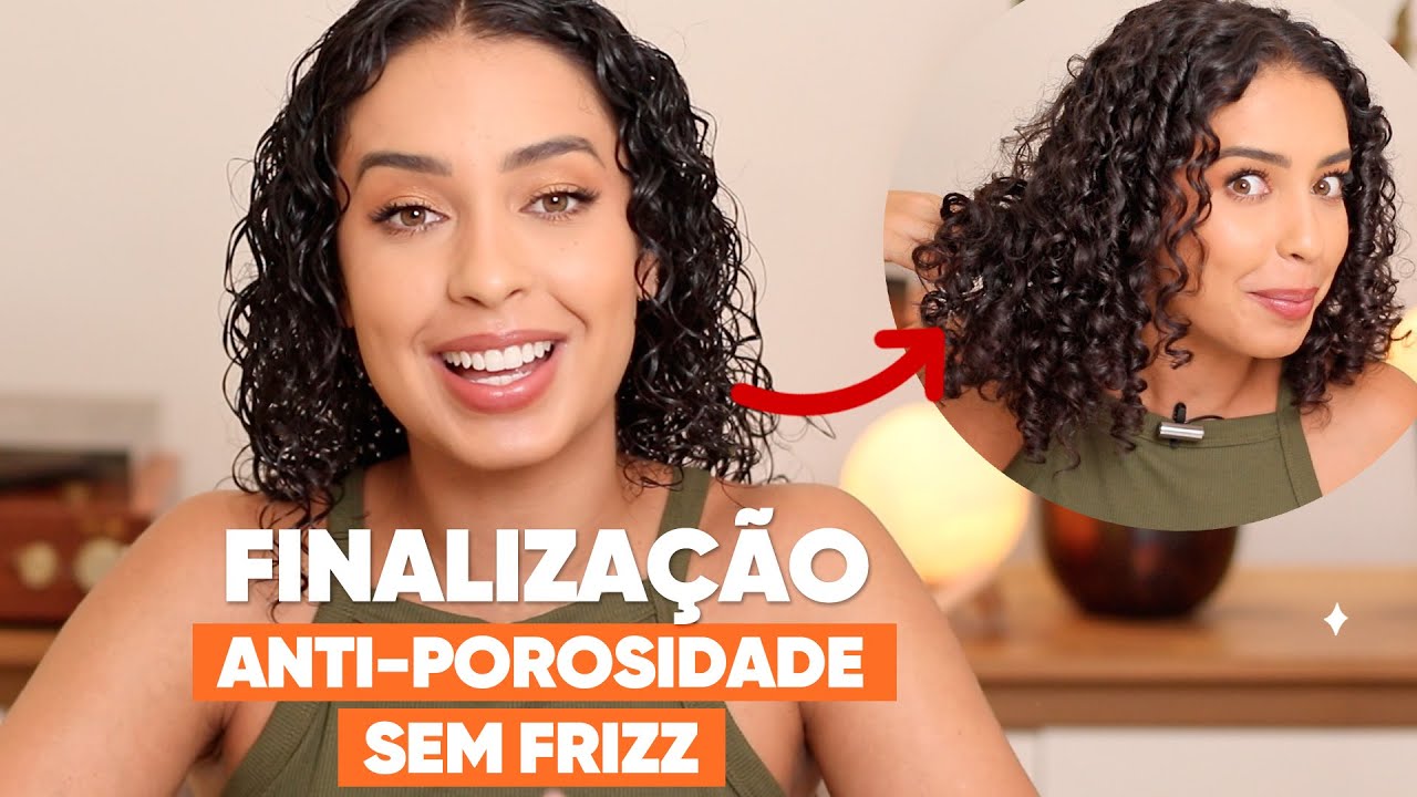 FINALIZAÇÃO ANTI FRIZZ E POROSIDADE EM CABELO CACHEADO E CRESPO | JULIANA LOUISE