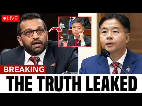 Ted Lieu Plays Epstein Tape in Hearing | Kash Patel Freezes for 67 Seconds