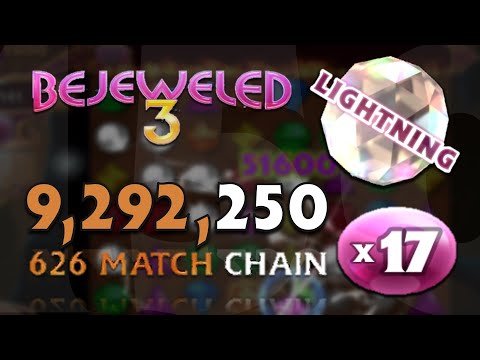 Bejeweled 3 - Lightning: 9,292,250 @ X17 (626 SC)