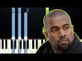 Kanye West - I Wonder (Piano Tutorial Instrumental)