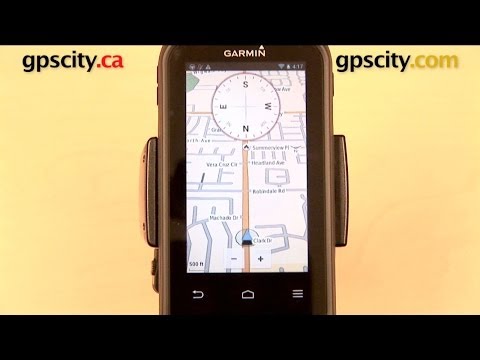 Garmin Monterra: Map Settings with GPS City