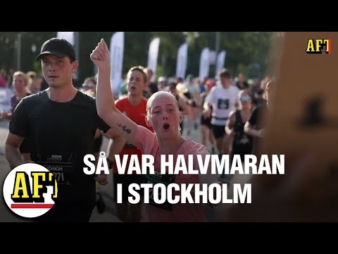Värmebölja under Stockholm halvmaraton – hör löparna