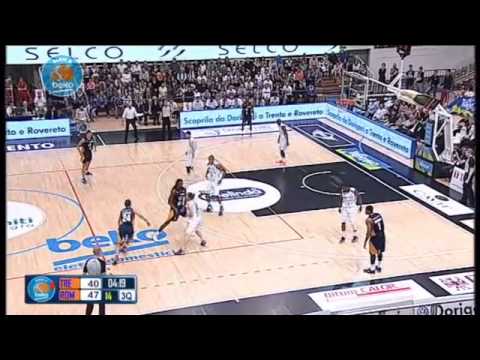 Dolomiti Energia Trentino - Acea Roma 82-68: gli highlights