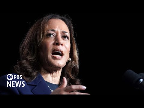 WATCH: Harris holds first rally with Tim Walz, saying he’s ‘the kind of vice president America deserves’ | PBS News