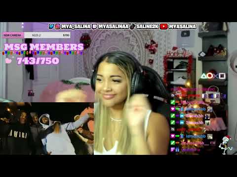 Mya Salina REACTS to "TG Crippy x Kenzo Balla - Move Cautious"