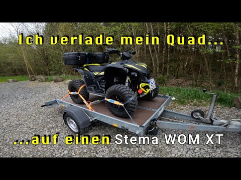 Ich verlade meine Quad //Ladungsicherung// Stema WOM XT