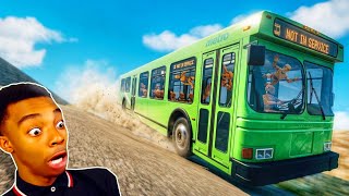 Bus vs Downhill 😱 #4 - [BeamNG.Drive]