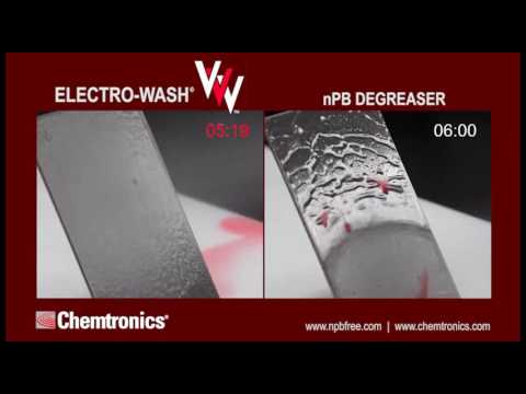Electro-Wash Tri-V vs nPB - on 80W gear oil
