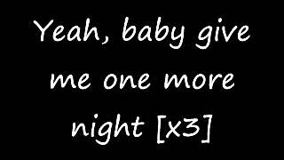 Maroon 5 - One more night [Lyrics]