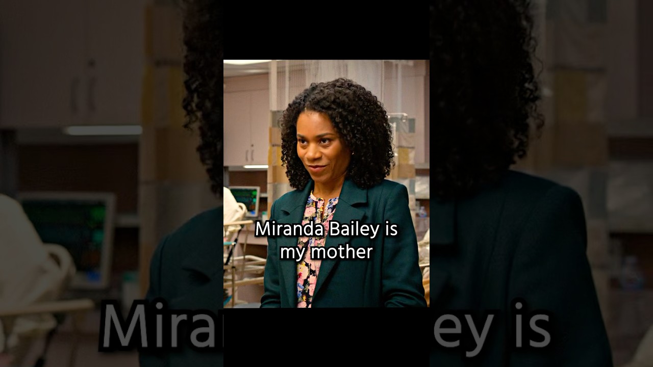 Miranda Bailey is my mother.#shorts #shortvideo #series #drama #greysanatomy