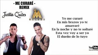 Justin Quiles feat. MALUMA - Me curaré (Remix Lyric)