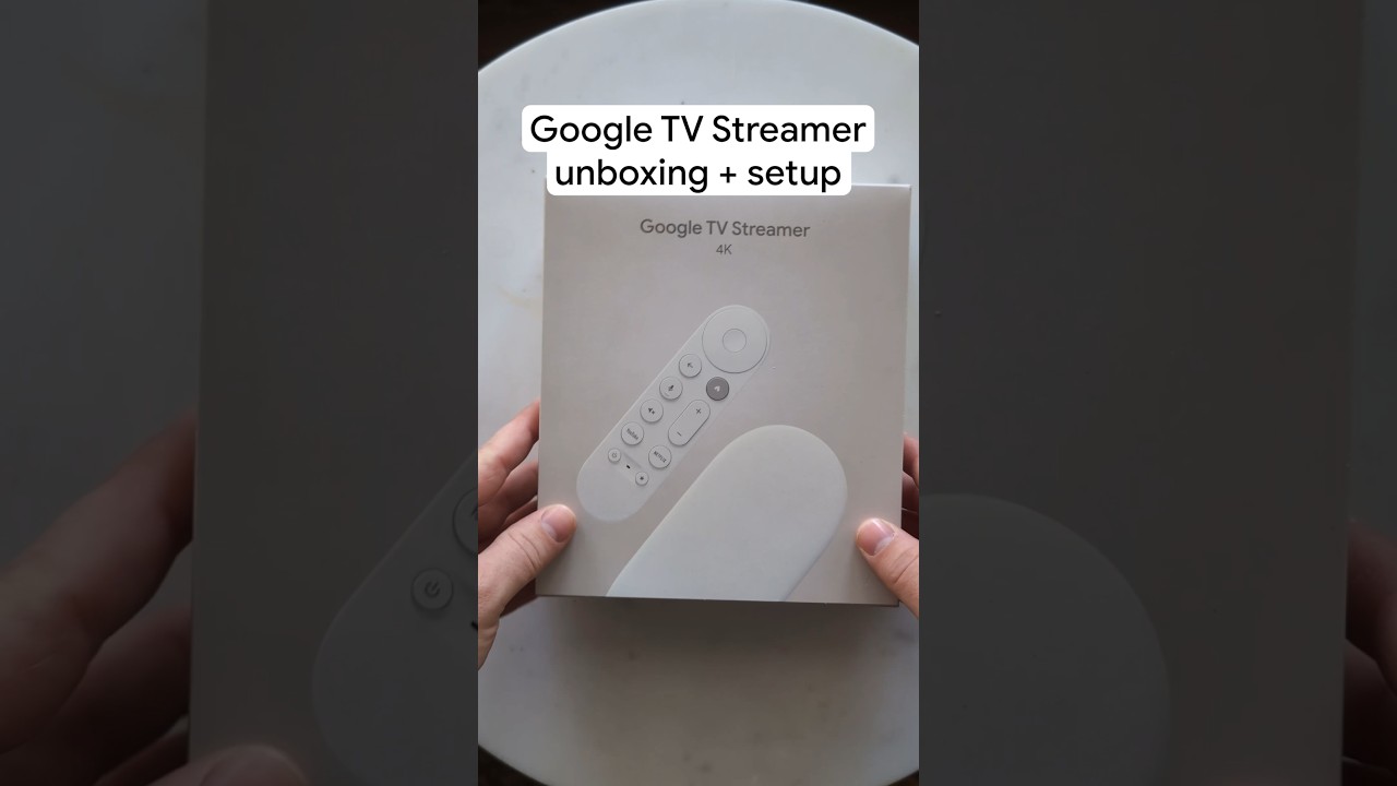 Unboxing the new Google TV Streamer 4K #Google #ASMR #GoogleTV
