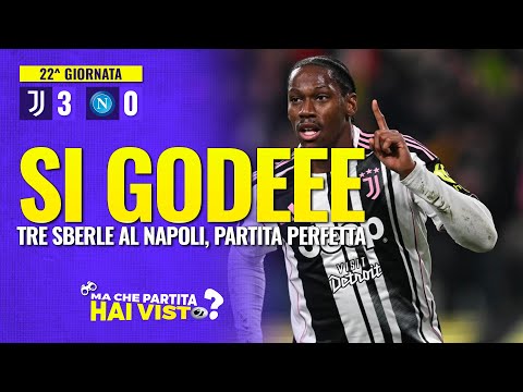 Juve Napoli 3-0: gli azzurri di Conte ASFALTATI con una partita PERFETTA, che gara!