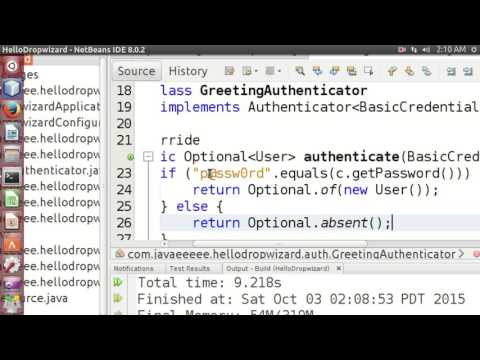 Dropwizard Basic Authentication
