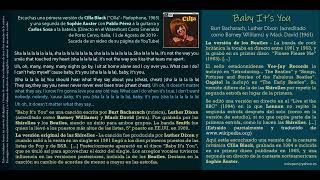 Baby It's You (Bacharach / Williams / David) - Cilla Black / Sophie Auster