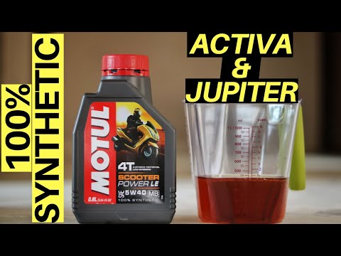 MOTUL SCOOTER POWER LE REVIEW FULLY SYNTHETIC OIL HONDA ACTIVA TVS JUPITER SCOOTER