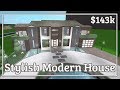Bloxburg Stylish Modern House Speed Build