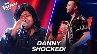 Danny Jones Smashed the Button Mid-Sentence Over This Vocal! | The Voice Kids Journey