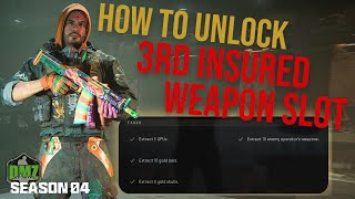 How to UNLOCK the 3rd INSURED SLOT EASY and SOLO | Call of Duty Warzone 2.0 DMZ Season 4