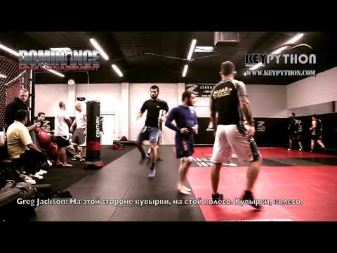 Rustam Khabilov, Adlan Amagov, Imanali Gamzatkhanov training at Jackson's - Winkelojohn's MMA-Part 2