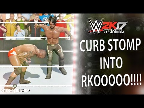 WWE 2K17 Recreating Randy Orton vs Seth Rollins WrestleMania 31 Match w/ CURB STOMP INTO RKO