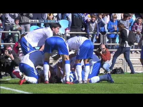 La Liga | Gol de Hélder Postiga (1-0) en el Real Zaragoza - Sevilla FC | 28-10-2012 | J9