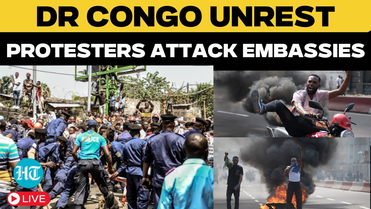 DR Congo Violence LIVE: Protesters Attack Embassies In Congo Amid Fury Over Rebel Violence