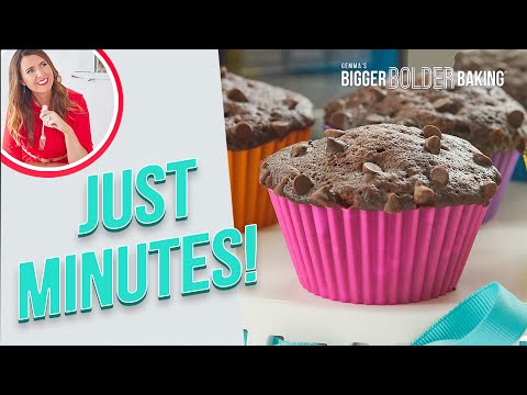 5-Minute Chocolate Muffins Made in the Microwave