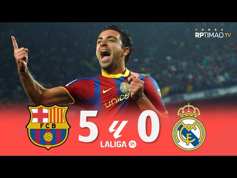 Barcelona 5 x 0 Real Madrid ● La Liga 10/11 Resumen y Goles ᴴᴰ
