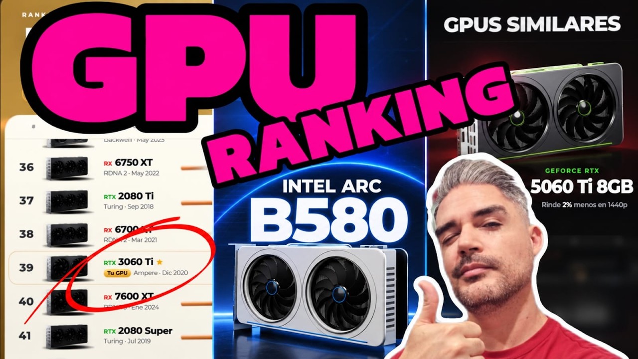 Qué tan potente es tu GPU? Estreno sitio web de ranking y comparativa de GPUs!!